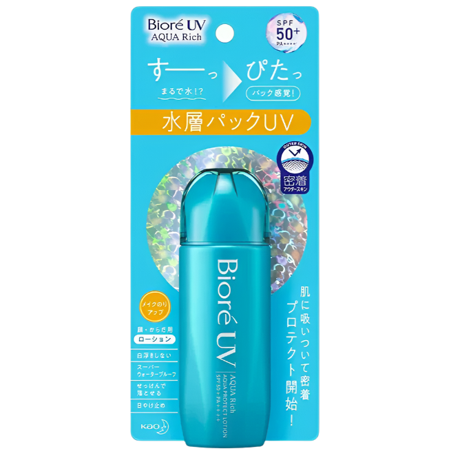 Biore - UV Aqua Rich Aqua Protect Lotion Water Layer Pack UV SPF50 + PA ++++ 70ml