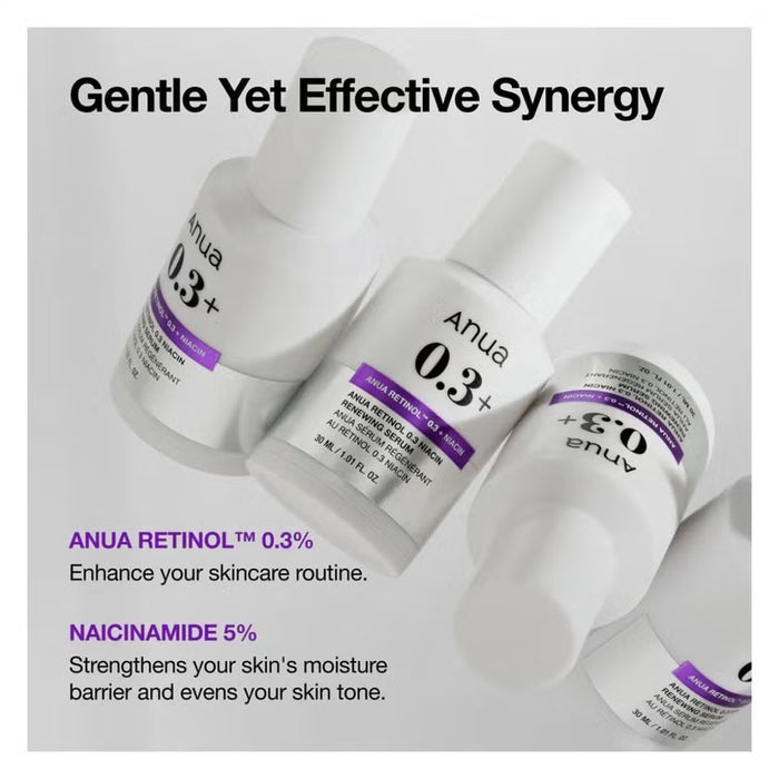 ANUA Retinol 0.3% + Niacin Renewing Serum