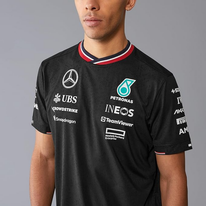Mercedes AMG Petronas F1 Men's 2024 Team T-Shirt - Black