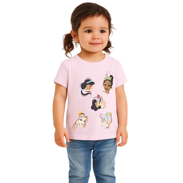 Epic Threads - Toddler Girls Disney Princess Print T-Shirt Rosy Pink