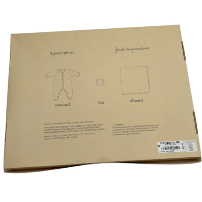 First Impressions - Baby Boys or Girls 3-Pc Gift Set Pink Floral