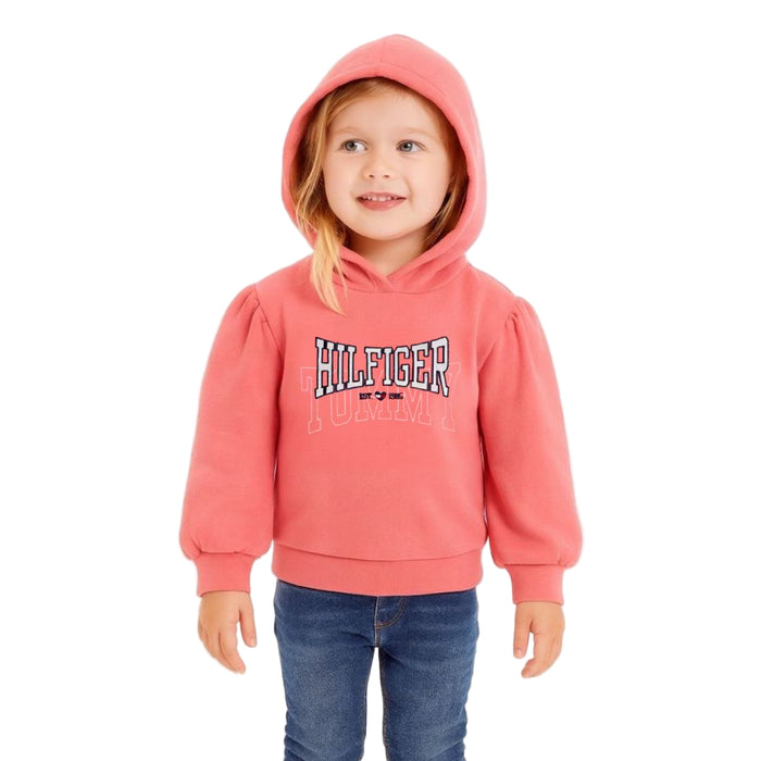 Tommy Hilfiger - Toddler Girls Puff Sleeve Hoodie (4)