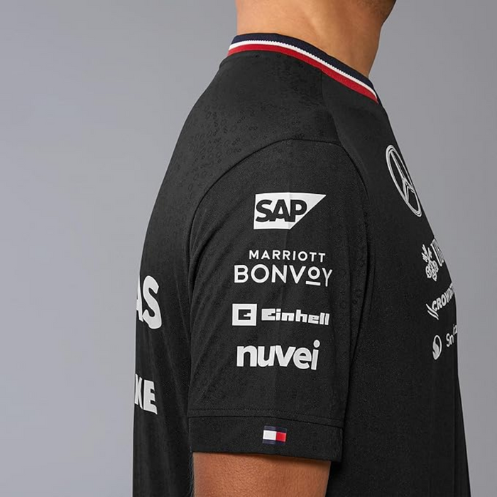 Mercedes AMG Petronas F1 Men's 2024 Team T-Shirt - Black