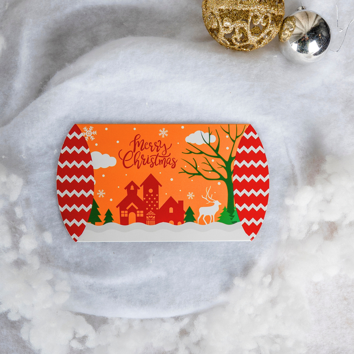 Merry Christmas Village Gift Box