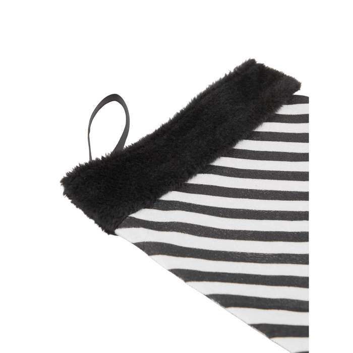 Christmas Decorative Stocking (Black and White)