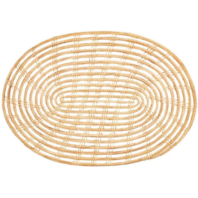Palm Fibre Trivet 43 x 30 cm