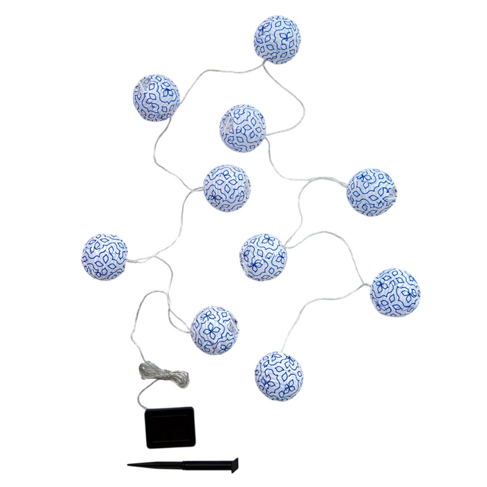 Solar LED Lights Garland Blue