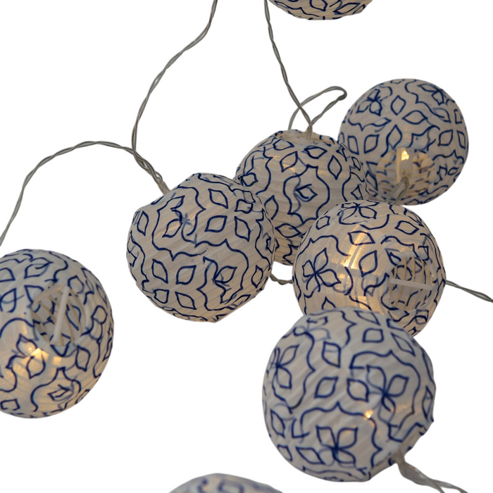 Solar LED Lights Garland Blue