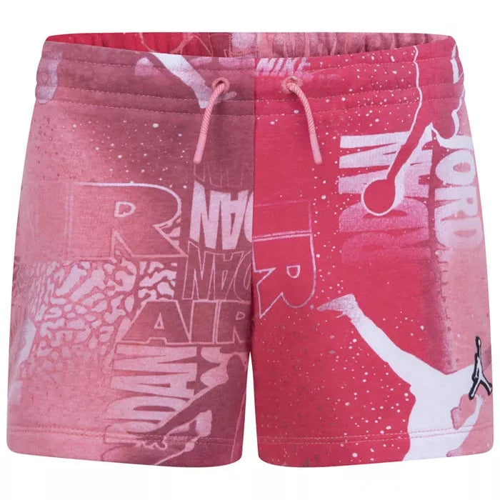 Jordan Big Girls Coral Shorts