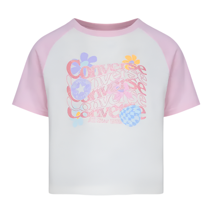 Converse Big Girls - Short Sleeve Egret