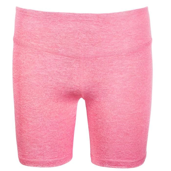 ID Ideology Little Girls Biker Shorts -  Pink Shock