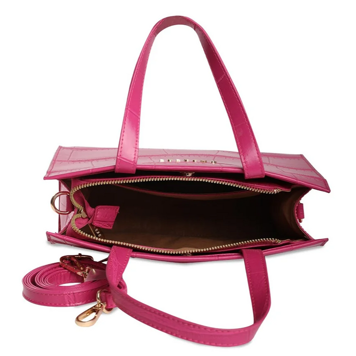 Caprese Mink Tote Small Tote Bag - Fuchsia