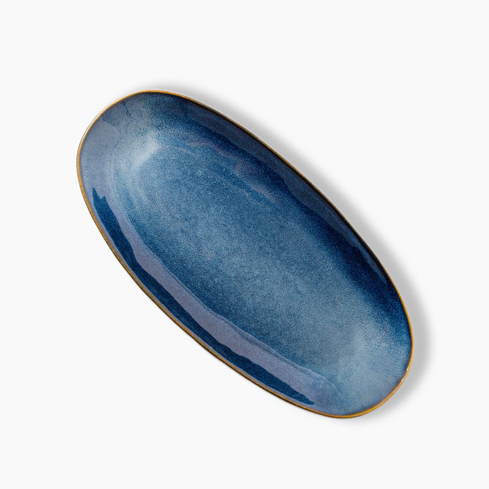 Blue Sumi Platter Large