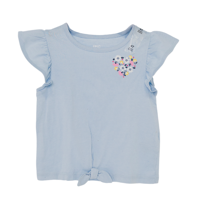 Epic Threads - Little Girls Sprouting Flower Heart Shape Print T-Shirt Blue Topaz (4)