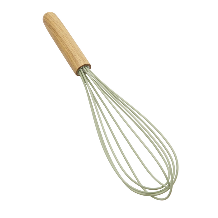 Silicone Whisk Wooden Handle