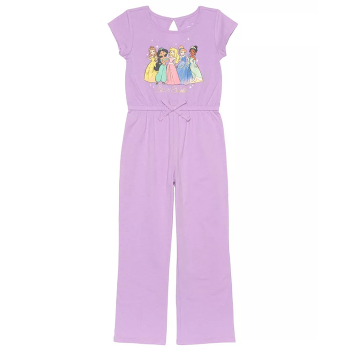 Disney Little Girls - Disney Princess Short Sleeve Jumper Lavender (Small)
