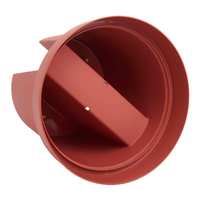 Balustrade Flower Plastic Pot Brown