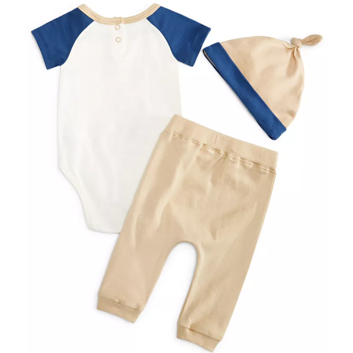 Disney - Baby Boys 3-Pc. Mickey Mouse Bodysuit Set