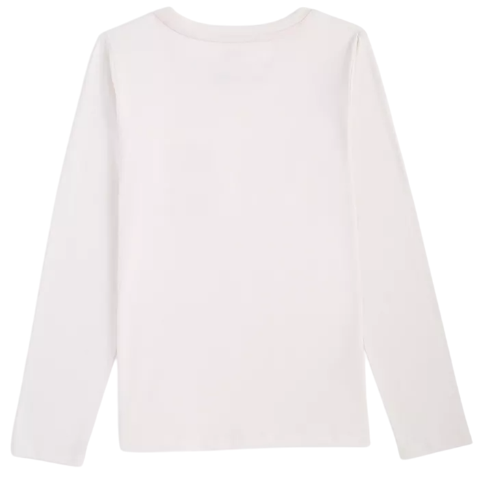 Epic Threads - Big Girls Crochet-Pocket Long Sleeves Snowfall White