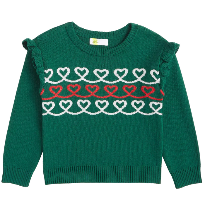 Epic Threads - Little Girls Knitted Ruffled Sweater