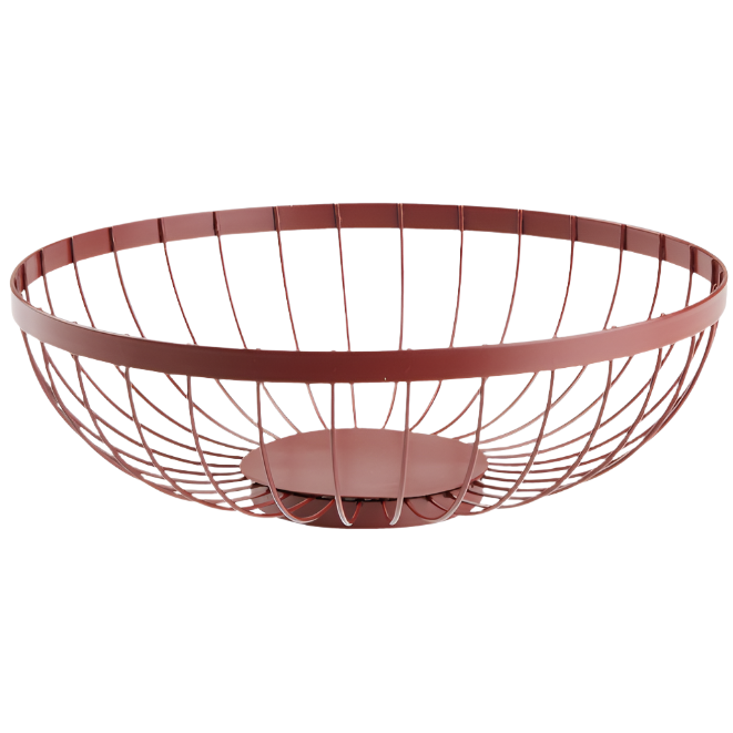 Wire Metal Bread Basket 28 x 10 cm