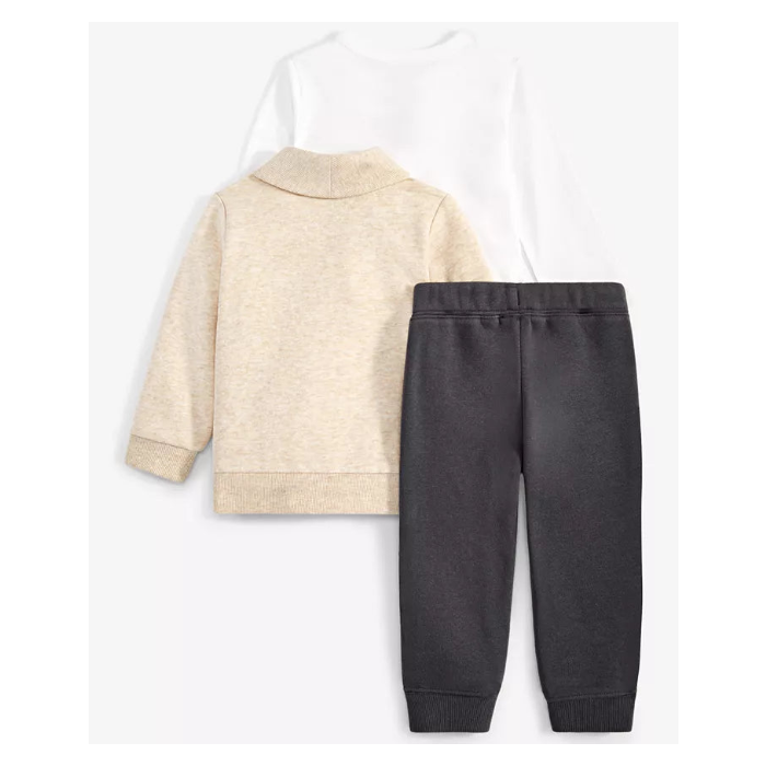 First Impressions - Baby Boys Cardigan, Penguins T-Shirt & Pants, 3 Piece Set (2)