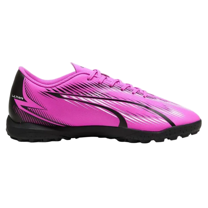 PUMA - Ultra Play Low Black/Pink Football Shoes (EU 44.5)