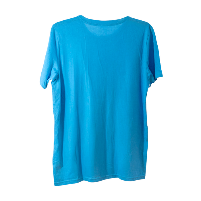 Adidas - Big Boys Short-Sleeve Two-Color Semi Blue Burst