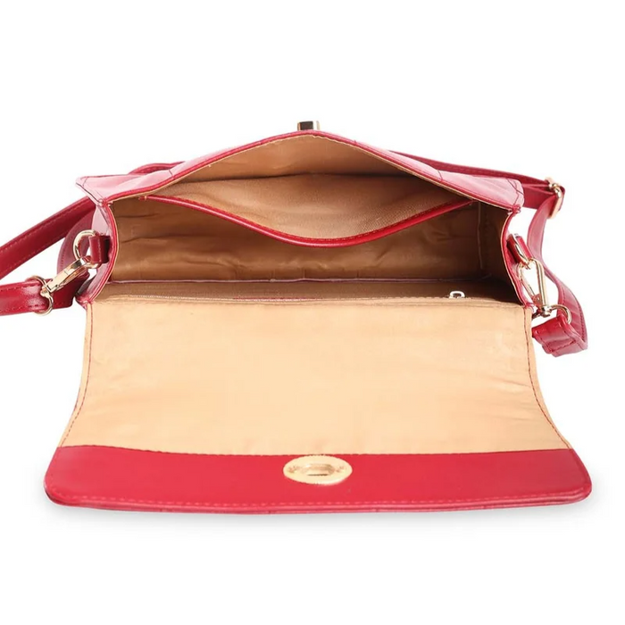 Caprese Poppy Sling Medium Sling Bag - Bordeaux