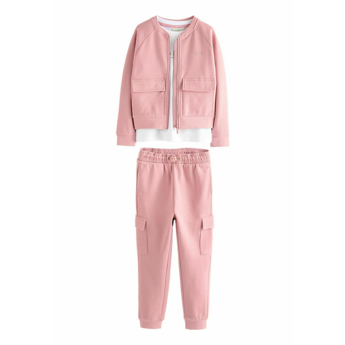 Baker by Ted Baker Regular Fit 3Pcs Set Tracksuit - Pink