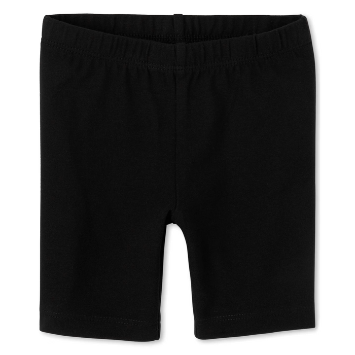 The Children's Place - Toddler Girls Biker Black Shorts (6M-9M)