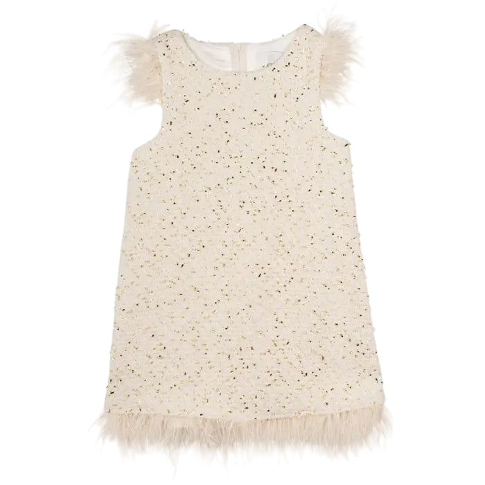 Rare Editions - Foil Boucle Dress