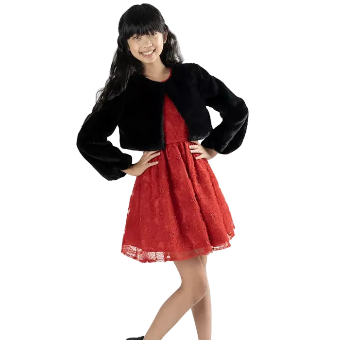 Rare Editions - Faux Fur Jacket