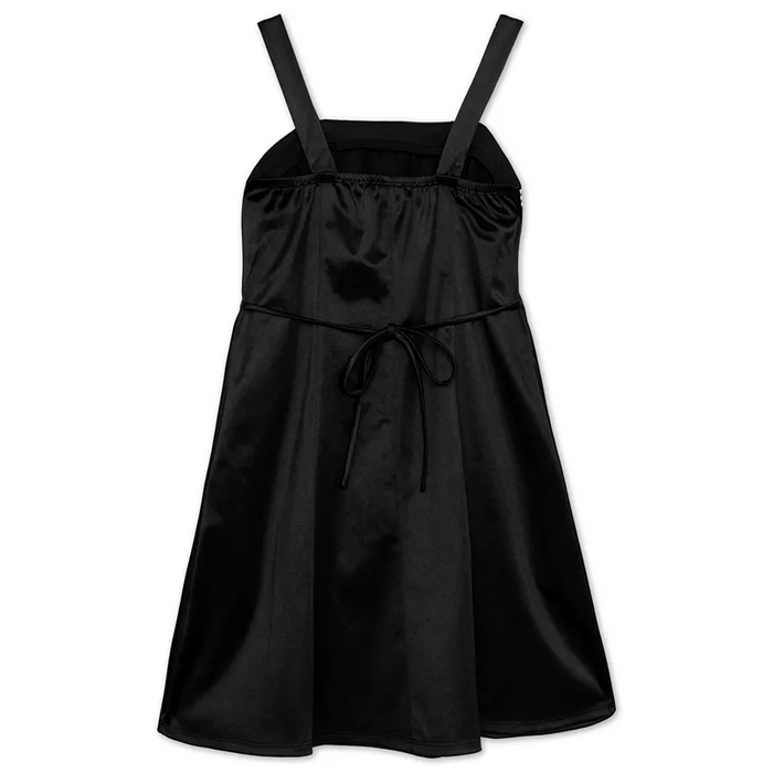 Speechless - Big Girls Rhineston Skater Dress Black (14)