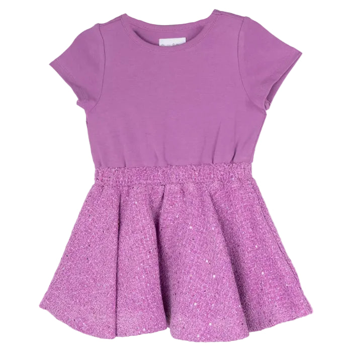 Sparkle and Shine - Sequin Tweed Skirt Dress with Jacket (4)