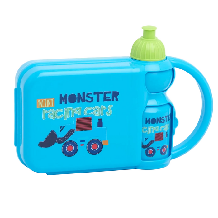 Lunch Box Carrying Handle with Water Bottle