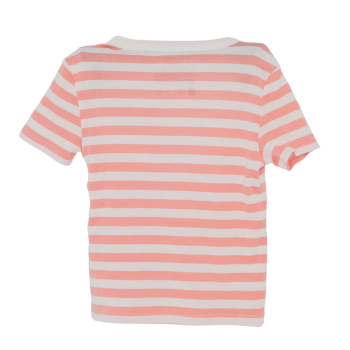 Epic Treads - Little Girls Short Sleeve Stripes T-Shirt Small (7-8)