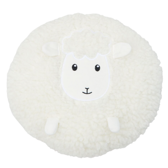Decorative Pillow with Sheep Face