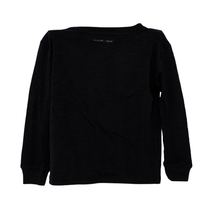 Epic Threads - Little Boys Solid Henley Long Sleeves Shirt Deep Black (2)