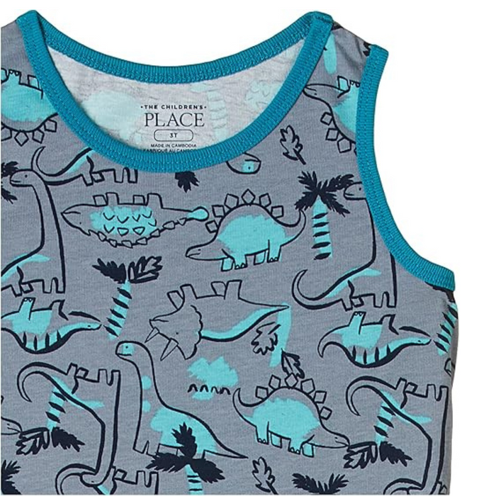 The Children's Place - Toddler Boys Tank Top Dinosaur Graphic (2)