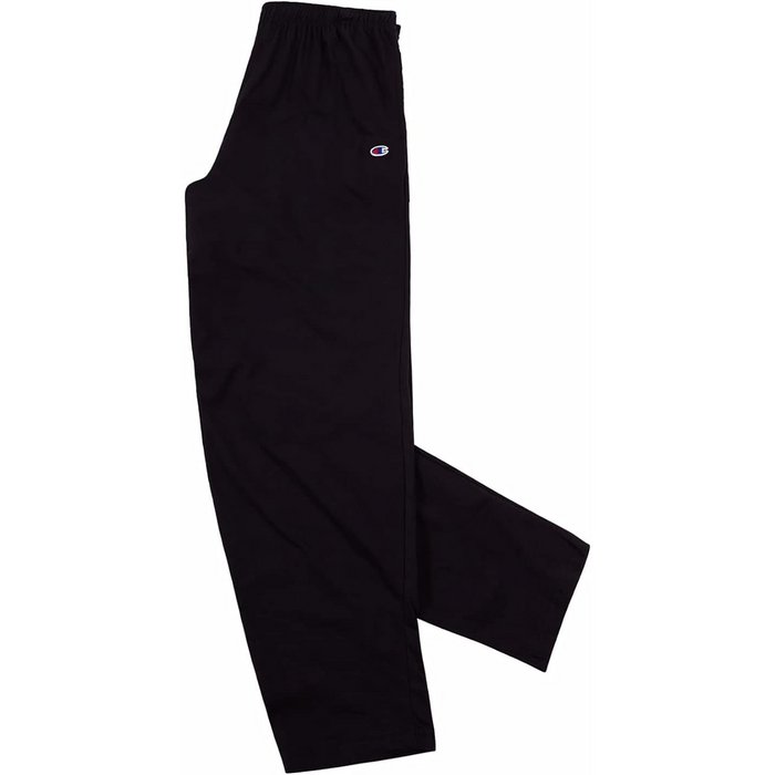 Champion - Big Girls Wide-Leg Drawstring Sweatpants Black Medium (10-12)