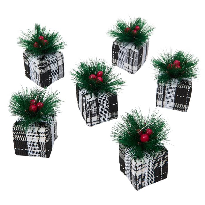6-Pcs Gift Baubles Ornaments