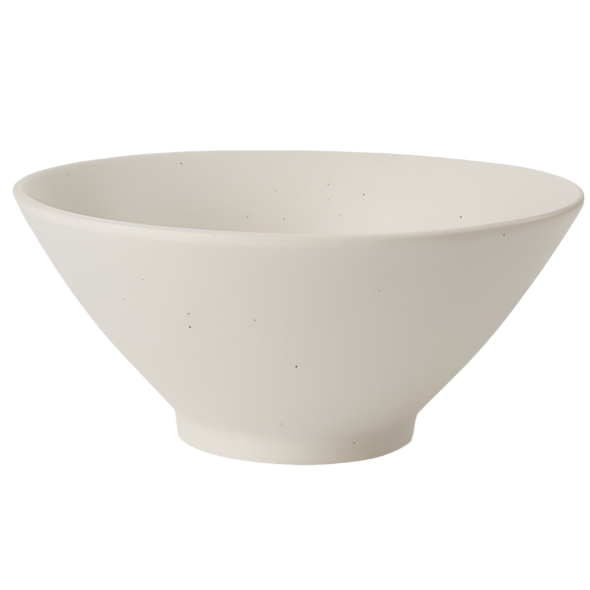 White Stoneware Bowl 13 x 6 cm