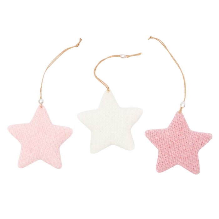 3-Pcs Decorative Jute Star
