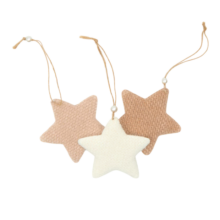 3-Pcs Decorative Jute Star