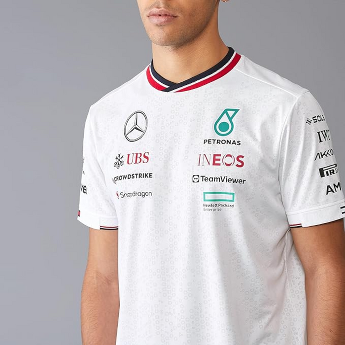 Mercedes AMG Petronas F1 Men's 2024 Team T-Shirt - White