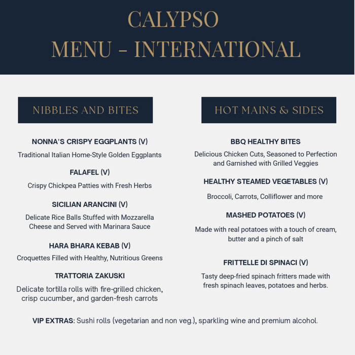 Calypso – 2-Hour Italian Sunset Cruise with Food & Drinks