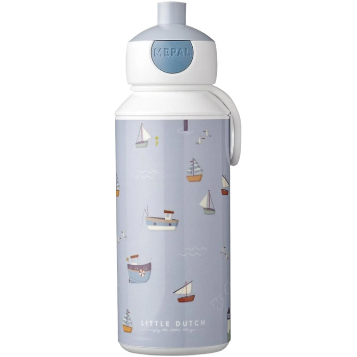 Mepal - Pop-up Drinking Bottle Sailor's Bay Blue/White 400ml