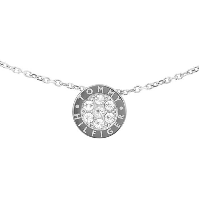 Tommy Hilfiger Women's Stainless Steel with Crystal Necklace - 2780568