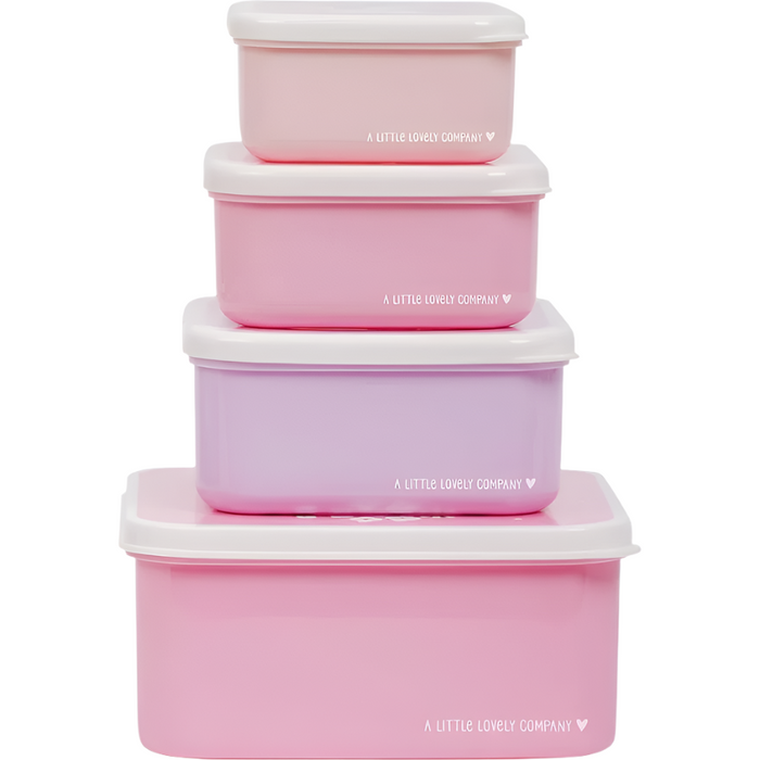 A Little Lovely Company - Lunch and Snack Box Set Unicorn Dreams